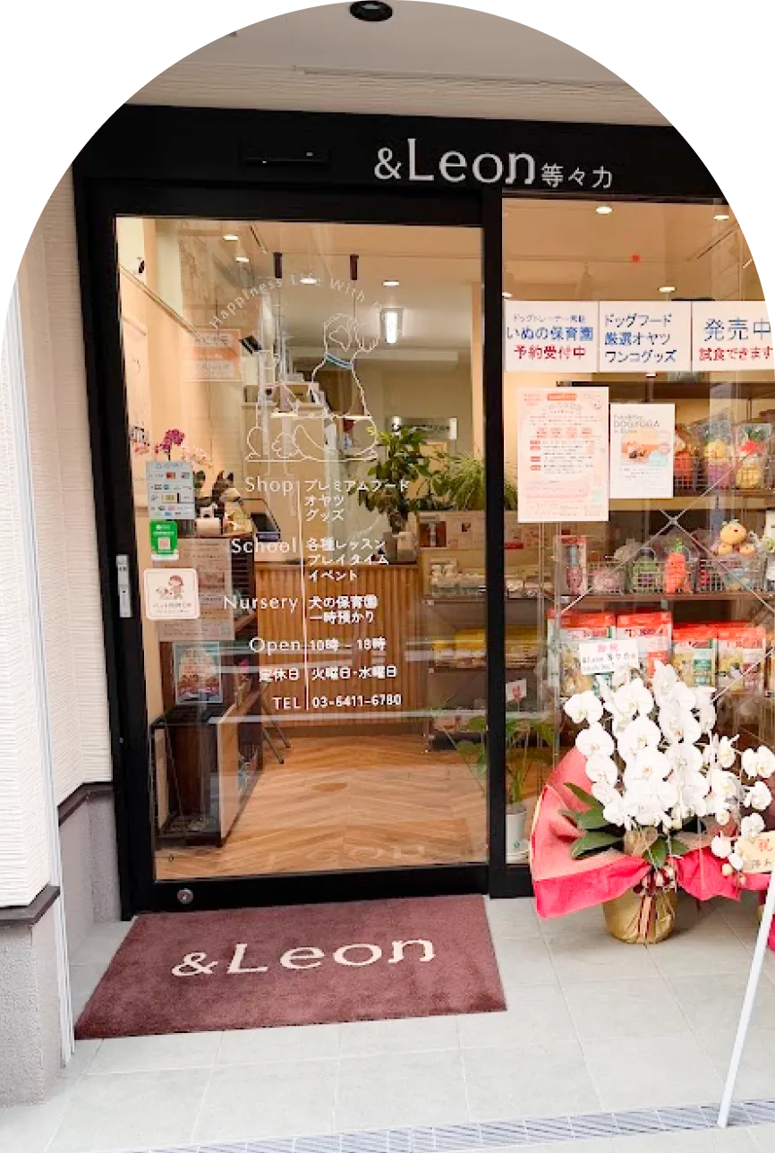 &Leon等々力の店内